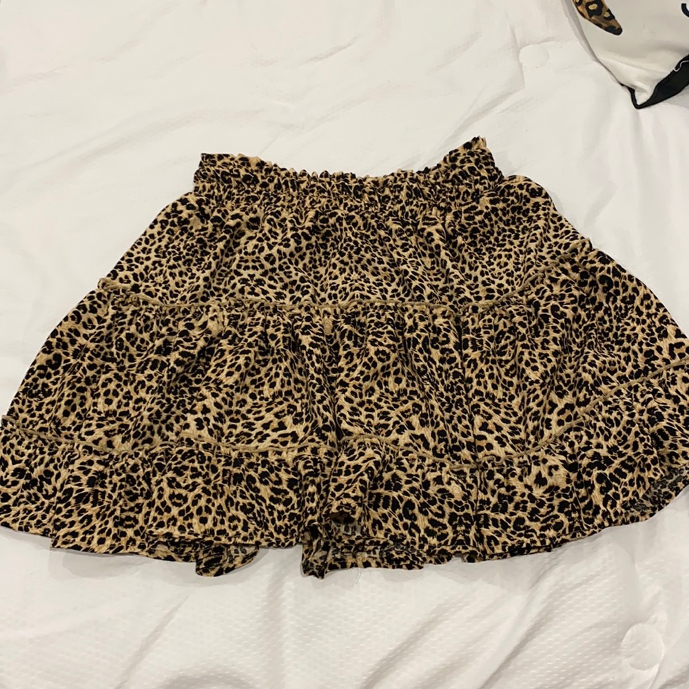 Cheetah Print Skirt -worn once